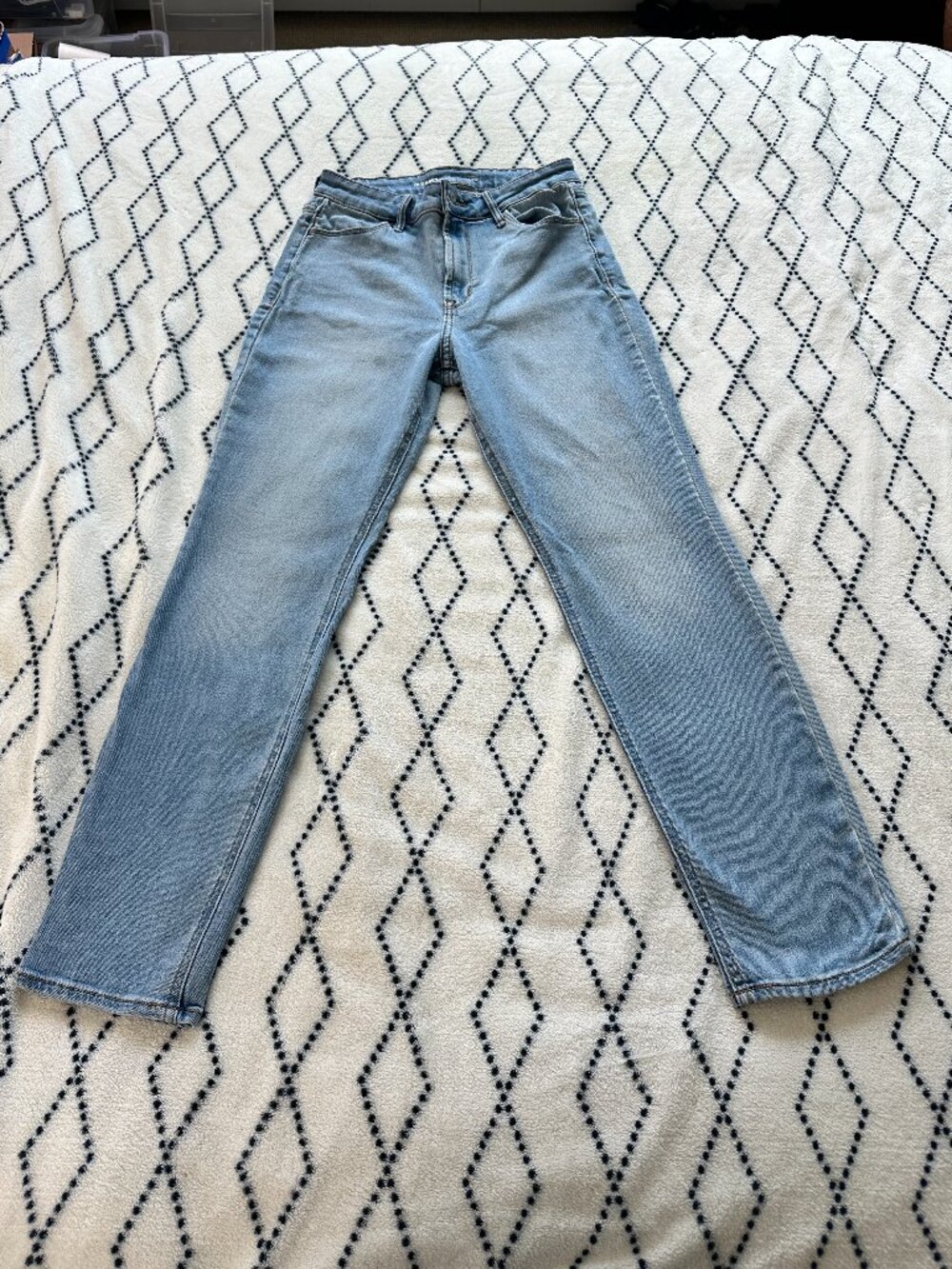 old navy high rise straight jeans size 4